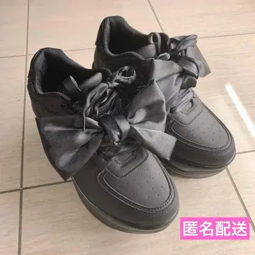 [ 새상품급 ] Avail 아베일 통굽 스니커즈 M 지뢰계 양산형 블랙