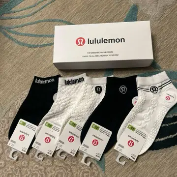 새상품 lululemon 여성 양말 5족 세트