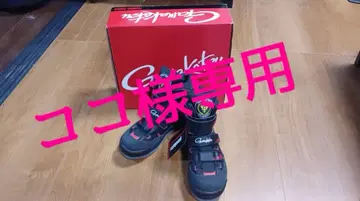 Gamakatsu 낚시용 부츠 블랙 레드 미사용 새상품