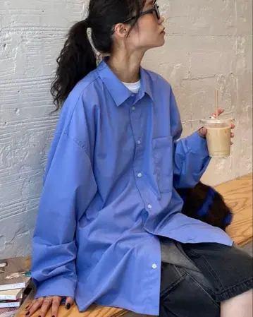 [WEB 한정판] 루즈 실루엣 레귤러 카라 모듬 셔츠