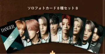 솔로 포토 카드 8종 세트 DANGER 트레이딩 카드