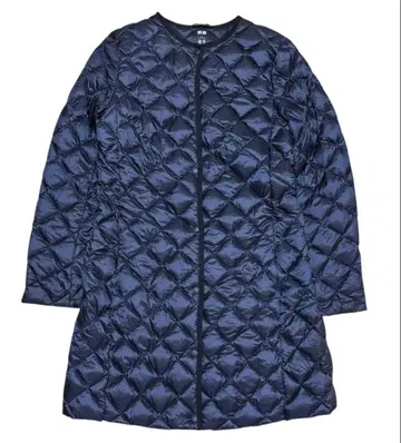 UNIQLO 유니클로 울트라 라이트 다운 퀼팅 노카라 코트