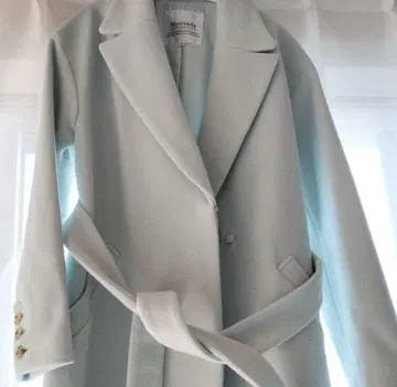 롱 코트 스카이블루