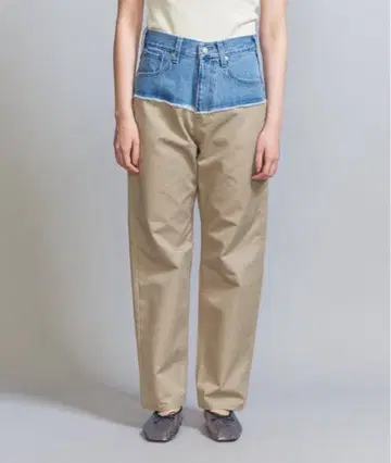 BEAUTY&YOUTH 데님 치노 스트레이트 팬츠