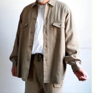 221village 실크 린넨 셔츠