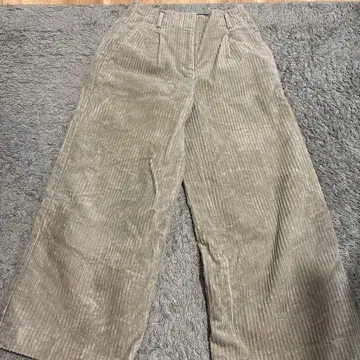 플라스테 웜 리저브 코듀로이 와이드 팬츠