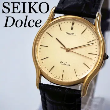 646 작동 SEIKO 돌체 남성용 시계 7741-6030 벨트 새상품