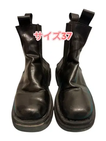 사이드 고어 부츠 블랙 사이즈 37