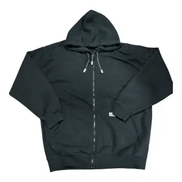 PRO CLUB 블랙 집업 후드티