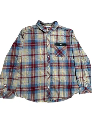 HAWK 체크 무늬 셔츠 XL