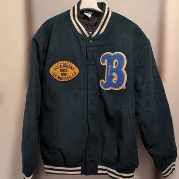 UCLA 스타디움 자켓 X-LARGE 다크 그린