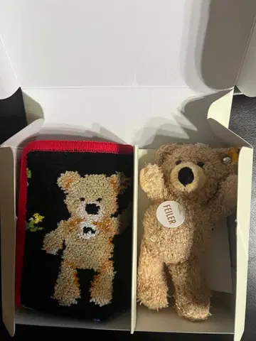 새상품 FEILER 페이러 슈타이프 콜라보 손수건 & 참