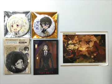 문호 스트레이독스 아쿠타가와 다자이 나카지마 캔뱃지 브로마이드 외 세트