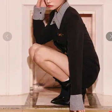 Randy 비대칭 버클 하운드 원피스