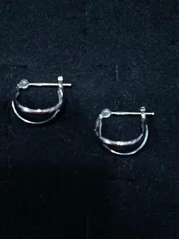 K14WG 후프 귀걸이