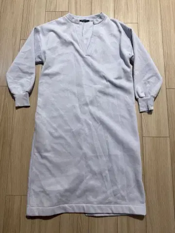 Lugnoncure 퍼플 긴팔 원피스 프리 사이즈