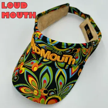 [ LOUDMOUTH ] 골프 선바이저 70s 스타일 꽃무늬 컬러풀