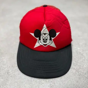 새상품급 80s 90s 대만제 미키 트래커 캡 빨검