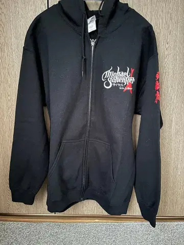 Michael Schenker 후드티 얇은 소재의 후드티입니다 사이즈 L