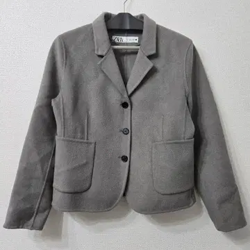 ZARA 더블 페이스 울 블렌드 핏 블레이저 사이즈 L