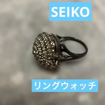 SEIKO 실버계 반지 워치