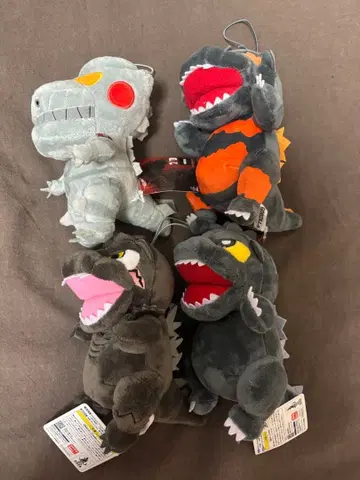 고질라 SD 봉제 인형 마스코트 전종 세트