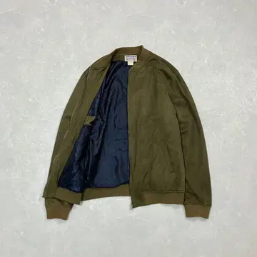 분위기 자켓 스웨이드 안감 페이즐리 무늬 올 패턴 카키 그린 그린