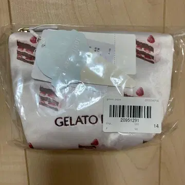 미개봉 새상품 젤라또피케 숏 케이크 패턴 포켓 티슈 수납 파우치