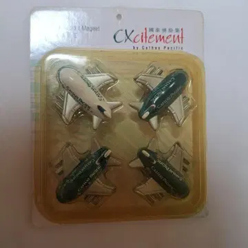 Cathay Pacific 항공기 마그넷 4개 세트