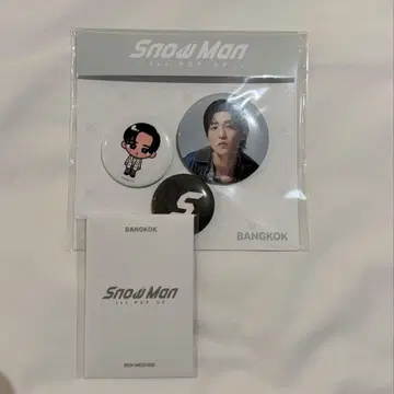 메구로 렌 SnowMan 반코 팝업 캔뱃지 트레이딩 카드 D