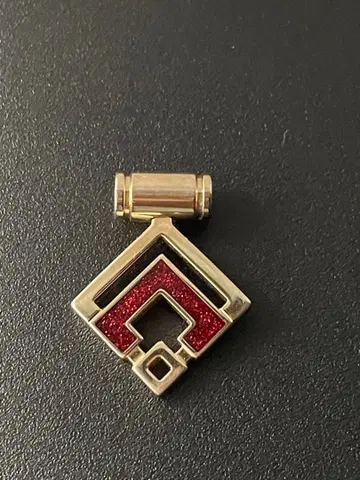 새상품급 코란토테 AURA 골드 x 레드 탑만 당일 발송