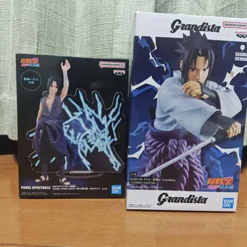 나루토 우치하 사스케 피규어 2개 세트