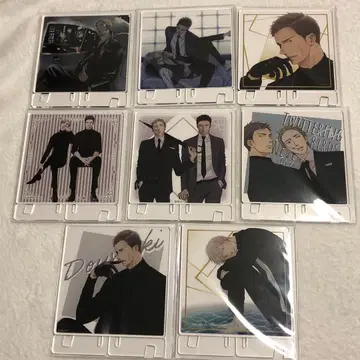 얀다 코우 '새는 날지 않는다' 복권 아크릴 코스터 8종 미개봉 새상품