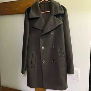 폴스미스 울 바이컬러 피코트