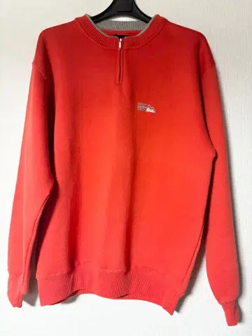 FIRST DOWN 오렌지 집업 맨투맨 M 사이즈