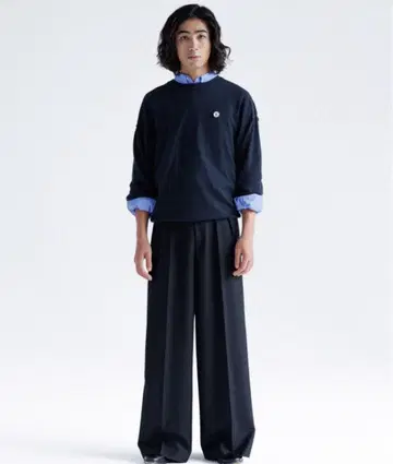 SINSS straight slacks 센터 프레스 스트레이트 슬랙스