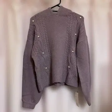 마제스틱 레곤 후드 부착 스웨터 니트 M 택 포함 미사용 새상품