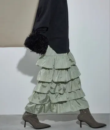 THE YOn 나일론 프릴 캉캉 스커트