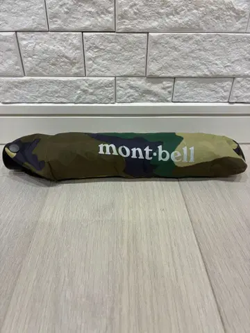 새상품급 mont-bell 트레킹 엄브렐라 카모플라쥬 접이식 우산