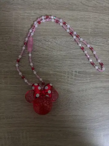 미니 마우스 글리터 목걸이 라이트 디즈니랜드 시 리조트