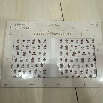 [ 미사용 새상품 ] 릴린링 네일씰 2개 디즈니 크리스마스