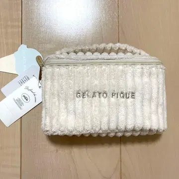 젤라또피케 코듀로이 파우치 리브