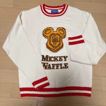 도쿄 디즈니 리조트 미키 와플 스웨터 M