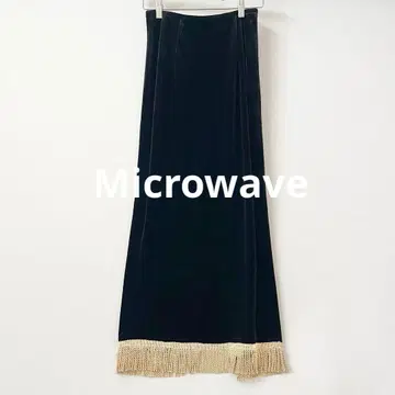 마이크로웨이브 Micro Wave 벨로아 롱 스커트