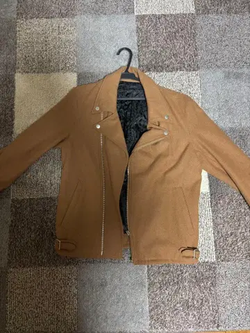 RAGEBLUE 브라운 라이더 자켓