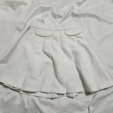 evelyn 에블린 트위드 플리츠 스커트