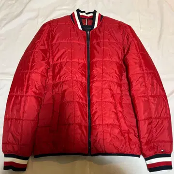 TOMMY HILFIGER 레드 다운 자켓 M 사이즈