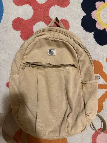 레어 Reebok 베이지 백팩 포켓