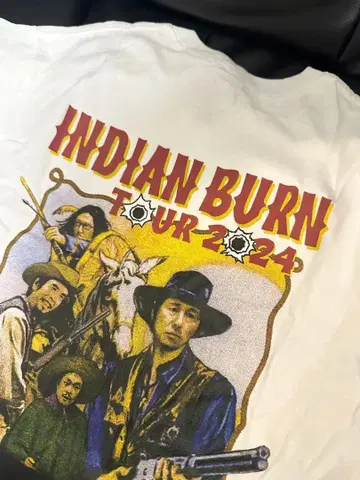 INDIAN BURN TOUR 2024 티셔츠