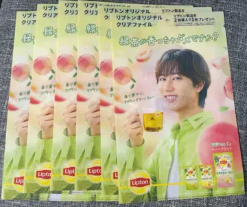 아베 료헤이 Lipton 클리어 파일 6장 세트